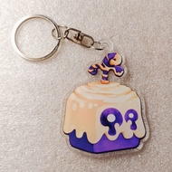 GANTUNGAN DOUGH Fruit Blox Fruits Acrylic Keychain / DOUGH Fruit Blox Fruits KeychainKeychain