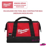 MILWAUKEE M18 TOOL BAG CONTRACTOR BAG (MEDIUM) MCB (M)-M18