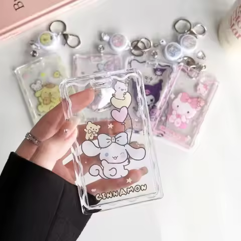 Student Meal Transparent Card Bus Access Control Card Holder Subway Octopus Anti-loss Card Schoolbag