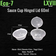 PP Thinwall Plastic Sauce Cup - 60ml (50pcs)