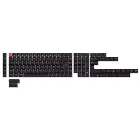 Keychron ISO Low Profile Shine-Through ABS LSA Full Set Keycap Set for Mechanical Keyboard