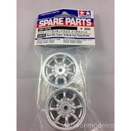 TAMIYA 50676 M-Chassis 8-Spoke Wheels 2pcs. (Plated)