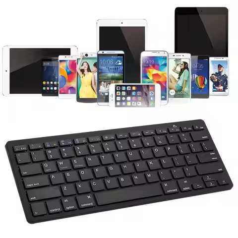 Portable Tablet Silent Wireless Keyboard For IPad Pro PC Laptops Mac Bluetooth Keyboard For Apple Te