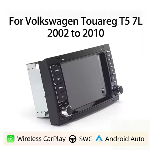 Car Radio For Volkswagen Touareg T5 7L 2002-2010 Carplay Auto Android 13 12G+512G IPS Multimedia Pla