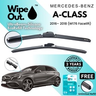 [PREMIER] WipeOut UltraBeam Silicone EcoRefill-Technology Wiper Mercedes-Benz A Class 2016-2018 W176