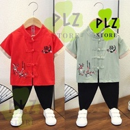 男童唐装 2026 CNY Kids Hanfu Girl Boy Chinese New Year Clothes Children Cheongsam Tang Suit Boys Traditi