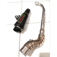Daeng sai4 Pipe canister conical open specs exhaust Pipe for Wave 125 Xrm 110/125 Wave 100/110/115 R