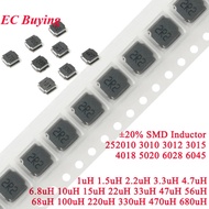 252010 3010 3012 3015 4018 5020 6028 SMD Power Inductor 2.2uH 3.3uH 4.7uH 6.8uH 10uH 22uH 33uH 47uH 