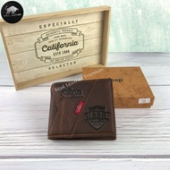 Limited Time Special~KS｜Kickers Men Wallet Leather （with box）lelaki dompet smart quality baik timberland gift Lee Jeep