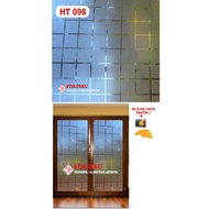 / glass coating 3 cm Glitter square motif glass Sticker HT 098 KW 2