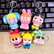 kayfirele 1Pc Cute Squeeze Deion Toy Keychain Vent Pinch Slow Rebound Deion Toy Squishy Toys Gift Or