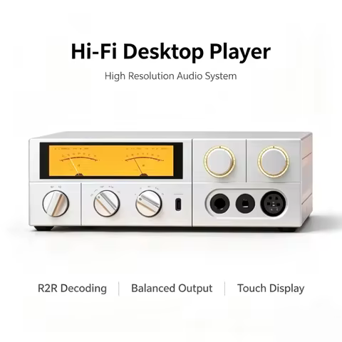 FiiO K17 Desktop DAC AMP Headphone Amplifier Hi-Res Audio AK4191 Dual AK4499EX 31-band PEQ MQA DSD51