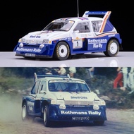 1: 18 Sun Star MG Metro 6R4 WRC1986 No. 1 Rally Car Alloy Car Model