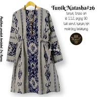 Baju Batik Wanita Tunik Muslim Modern Dress Tn26 -Srm