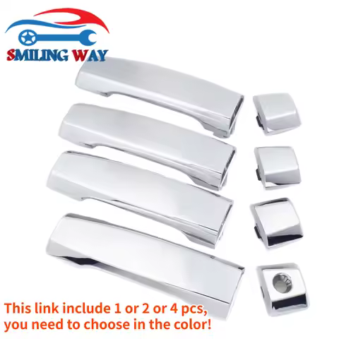 1 or 2 or 4 Pcs Chrome Outside Door Handle Front Rear Left Right For Nissan Titan Armada & Infiniti 