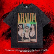 Peterworld "MIA KHALIFA" OVERSIZED T-SHIRT / WASHED T-SHIRT / STONE WASH / OVERSIZED T SHIRT / MIA K