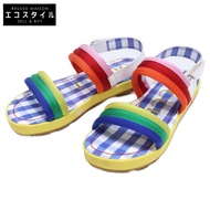 Gucci 彩虹綁帶涼鞋，33 號 [二手]