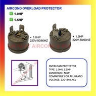 AIRCOND OVERLOAD PROTECTOR 1.0HP - 1.5HP @ AIR COND OVERLOAD 1-1.5HP @ AIR-COND OVERLOAD 1.0-1.5HP @ AIR CONDITIONER