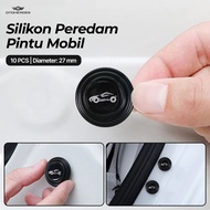 10 PCS Anti-Shock Car Door Soundproofing Silicone - HJ-3CM