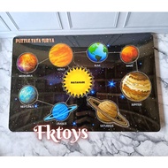 Solar system puzzle-wooden puzzle educational toy