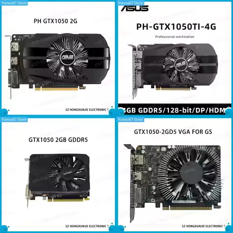 For GTX 1050 2GB GDDR5 For GTX 1050 Ti 4G For GTX 1060 3GB Graphics Card VGA Video Card Compatible W