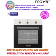 Mayer Built-In Enamel Oven 75L MMD09