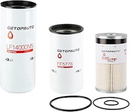 GETOPAUTO Oil Change Kit LF14000NN FF5776 FS19727 Compatible with Cummins Fleetguard