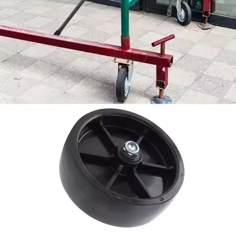 6 Inches Boat Trailer Jack Wheel 1200lbs Loading Capacity Nylon Plastic Boat Trailer Tongue Jack Whe