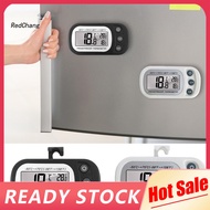 RC~ Waterproof Refrigerator Thermometer Lcd Digital Refrigerator Thermometer Waterproof Fridge Freezer Temperature Monitor for Kitchen Magnetic Hanging Electronic Gauge