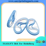 3 Piece F4.614.871 Slow Down Belt Suction Tape Raised 245x10mm For Heidelberg CD74 XL75 SM102 XL105 