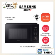 Samsung 28L Convection Microwave Oven with Slim Fry Black | MC28A5135KK/SM (Ketuhar Gelombang Mikro)