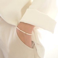 小米粒珍珠金管14k包金手鍊