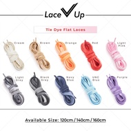 Vintage Tie Dye Flat Laces Shoes | Tiedye Shoelaces