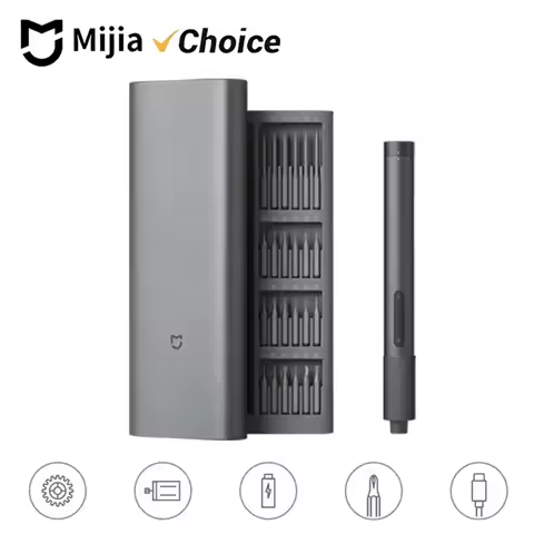 Mijia Electrical Precision Screwdriver Kit Type-C Rechargeable 2 Gear Torque 400+ Screw S2 Steel Pre