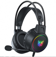 全城熱賣 - ONIKUMA X15電腦有線耳機頭戴式發光電競PS5相容遊戲耳機（RGB黑色-X15)