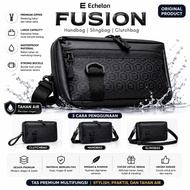 Echelon Fusion Men's 3-in-1 Waterproof Sling Bag Multifunctional Men's Handbag Clutch Waterproof
