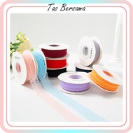 (1 ROLL) Lace Motif Gift Ribbon 3cm Lace Ribbon Roll Flower Bouquet Ribbon ROLL PT13