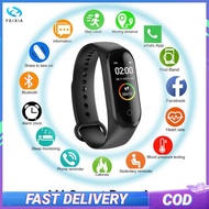 100%Authentic!!M4 Smart Watch Heart Rate Blood Pressure Monitor Sport Band Wristband Tracker