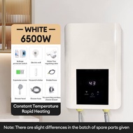 6500W 220V LED Instant Electric Water Heater Silent Mode Anti-Leak Tank Shower Head Waterproof Touch