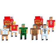 Microman: 3d Building Blocks Siamese People (Set Of 6 Pieces) 20B08-001A-001B