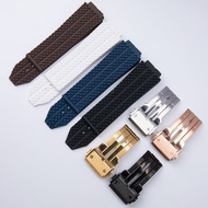 With logo and Standard Adapt to HUBLOT HUBLOT Rubber Watch Strap Big Explosion Male Fusion Silicone 