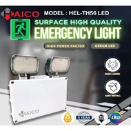 ✨BOMBA &amp; SIRIM APPROVED✨HEL-TH56LED HAICO WALL MOUNTED TWIN HEAD LED EMERGENCY LIGHT LAMPU KECEMASAN