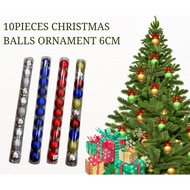 Christmas Balls Christmas Tree Hanging Ornaments Glitter Bauble Xmas Decorations