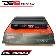 DS18 EXL-SQ600.4D Power Amplifier Class D 4CH Car 4CH 10-Inch Subwoofer