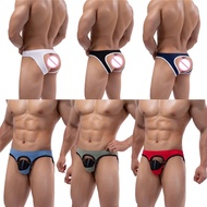[DELUCKY] Mens Sexy Open Front Hole G-string Thong Briefs Underwear Lingerie Underpants
