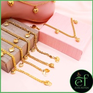 GELANG KAKI BERJUNTAI EMAS KOREA (EA66),(EA102),(EA67),(EA65)(EA113)(EA111)