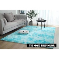 New 120x200 THICK TIE-DYE FUR CARPET