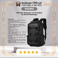 OZUKO 9587 - Men Backpack 17 Inch Helmet Tas Ransel Laptop Multifungsi
