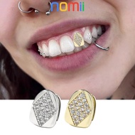 Hip Hop Diamond Braces Grillz Teeth Single Teeth Gold Teeth/ Silver Bling Teeth Suicide Squad Teeth 