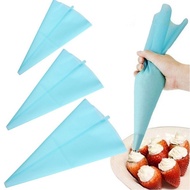 25pcs Fondant Cake Cupcake Pastry Decorating Icing Piping Bag Nozzles Tips Bags